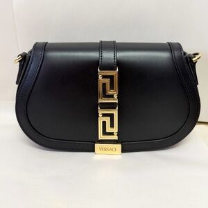 Versace Greca Foldover Crossbody Bag